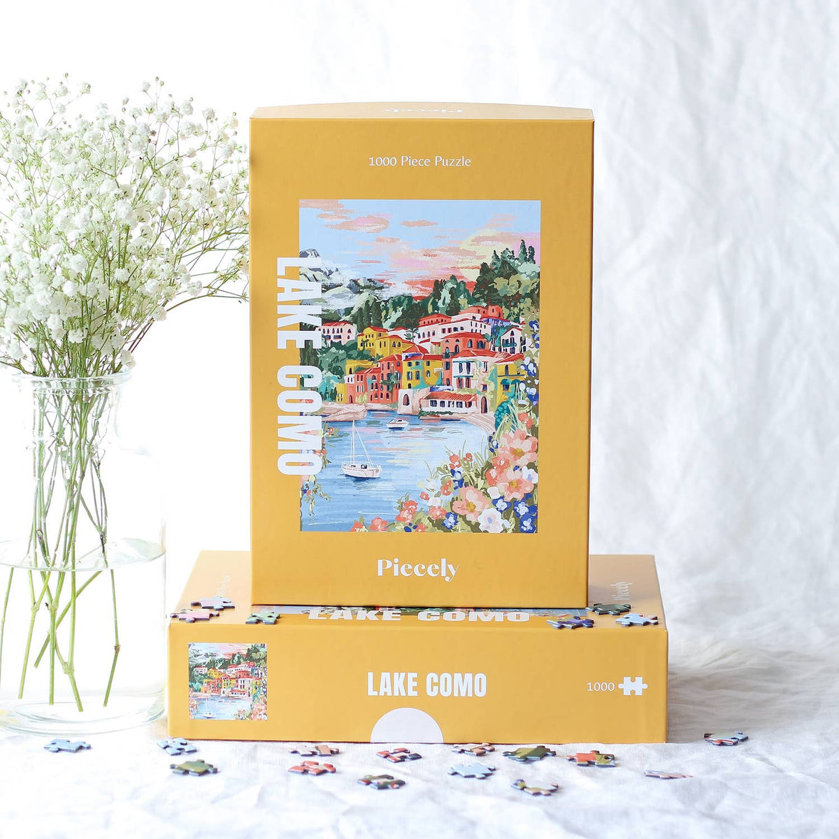 Lake Como, 1000 pieces Piecely