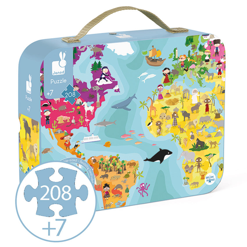 Reversible Blue Planet Puzzle - Janod