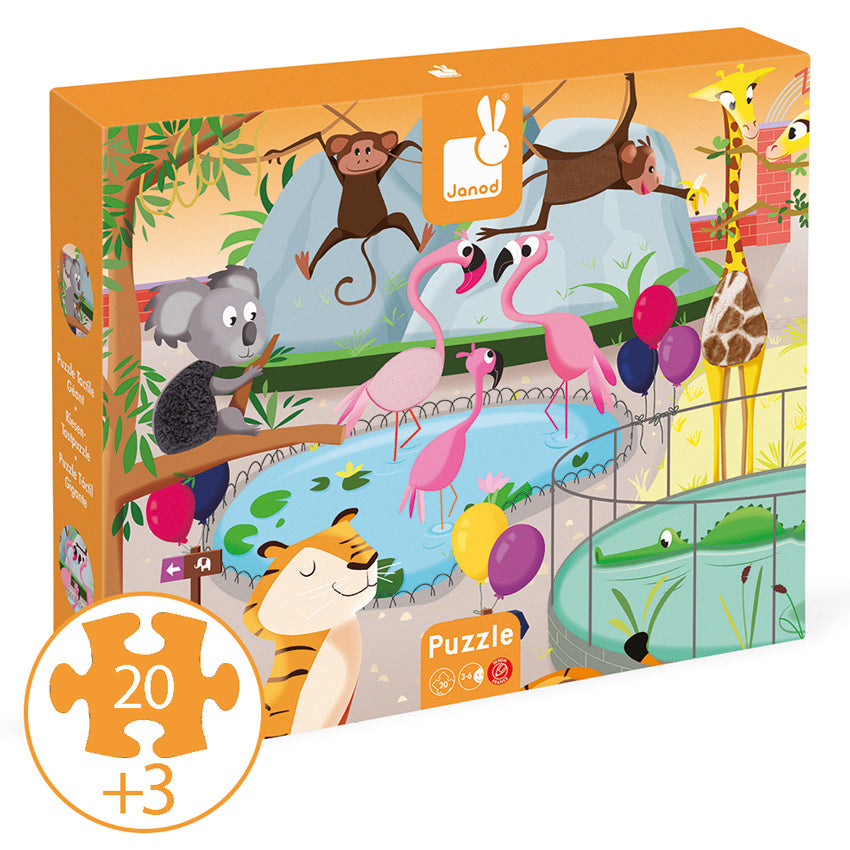 Tactile Zoo Puzzle - Janod