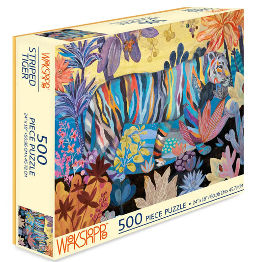 Werkshoppe 500 Pc Puzzle - Striped Tiger