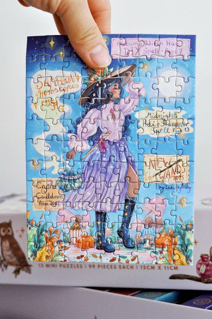 The Witch's Bookshelf Puzzle Advent Calendar - Reverie