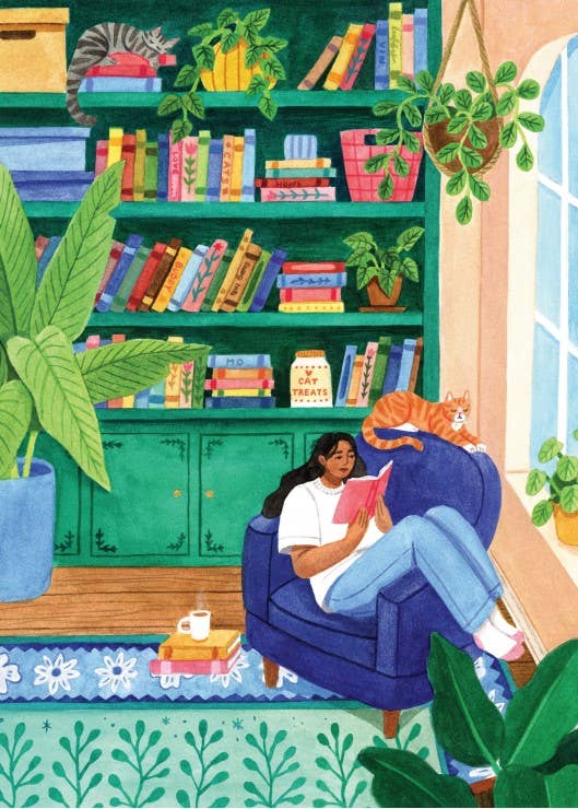 Green Reading Corner - Pieces and Peace