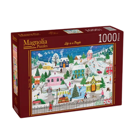 Magnolia 9104 Snow City Shanya Bharti 1000pc Jigsaw Puzzle