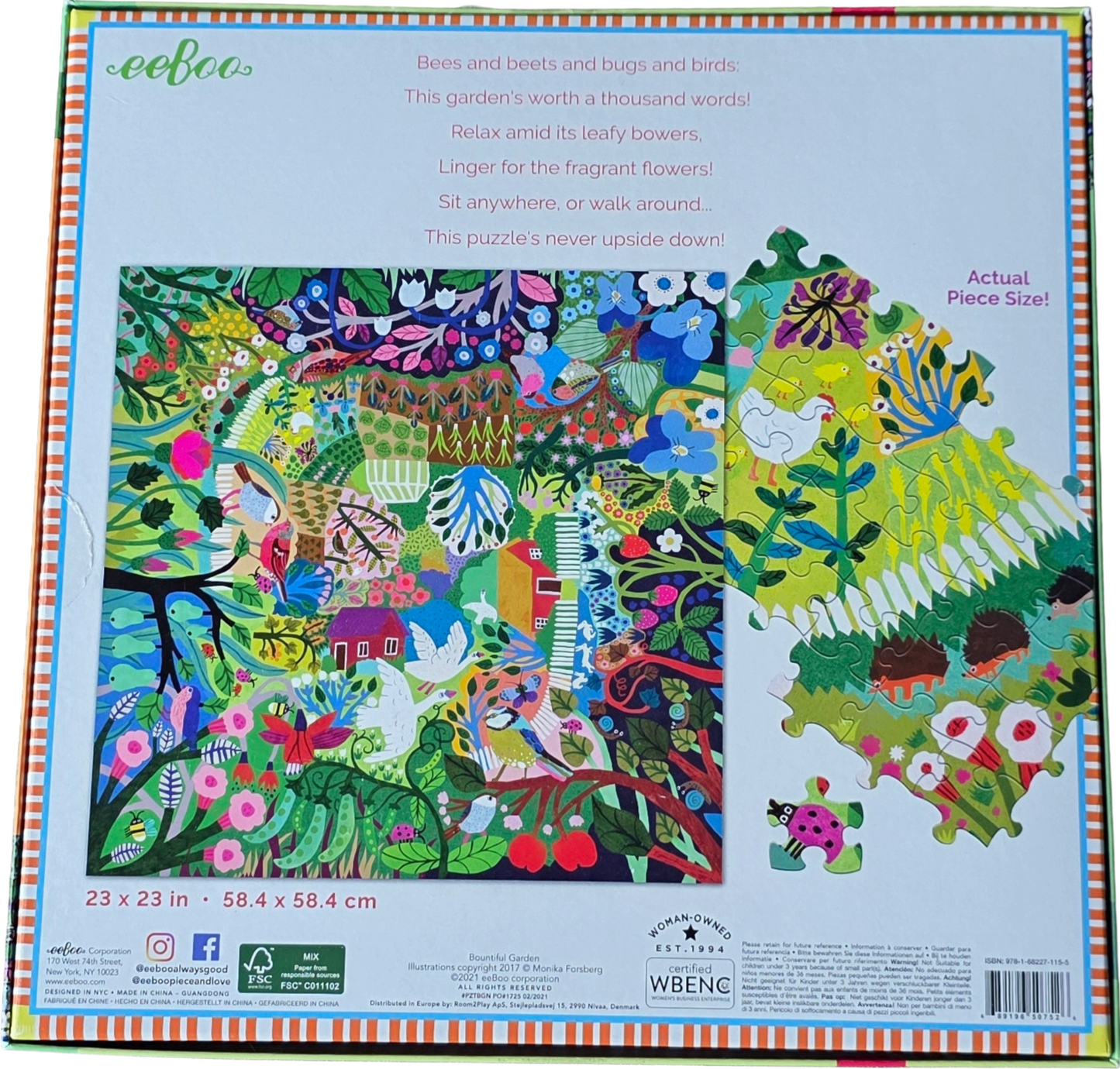 Eeboo - Bountiful Garden
