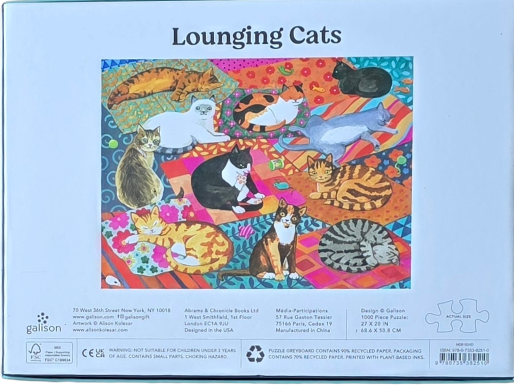 Galison - Lounging Cats
