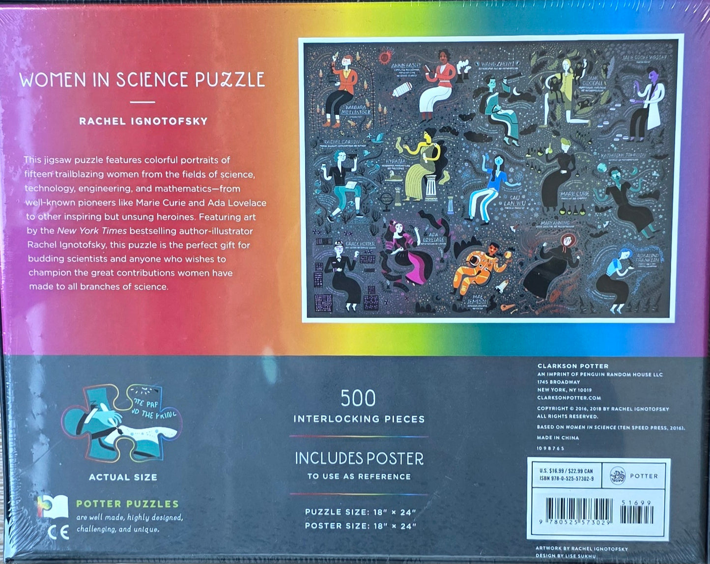 Potter Puzzles - Women in Science Puzzle