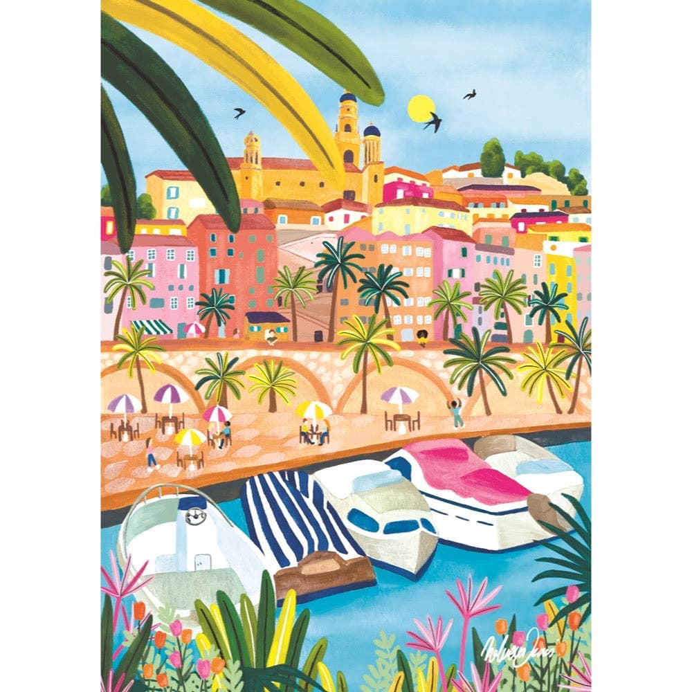 Magnolia Puzzle 3303 Menton Nolwenn Denis Special Edition 1000pc Jigsaw Puzzle