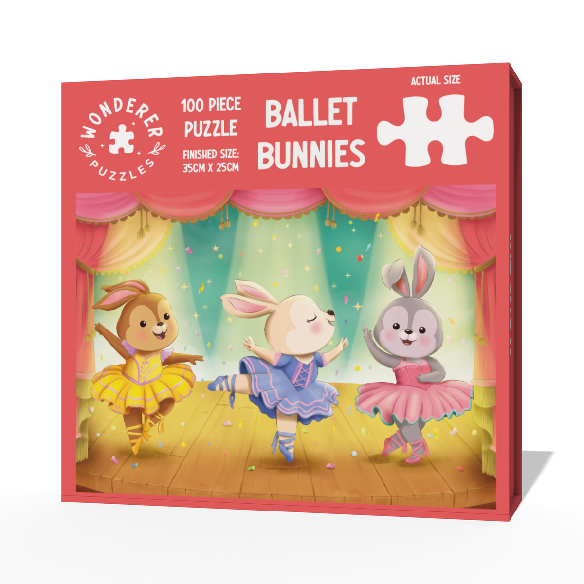 Ballet Bunnies Jigsaw Puzzle (100 Pieces) - Wonderer