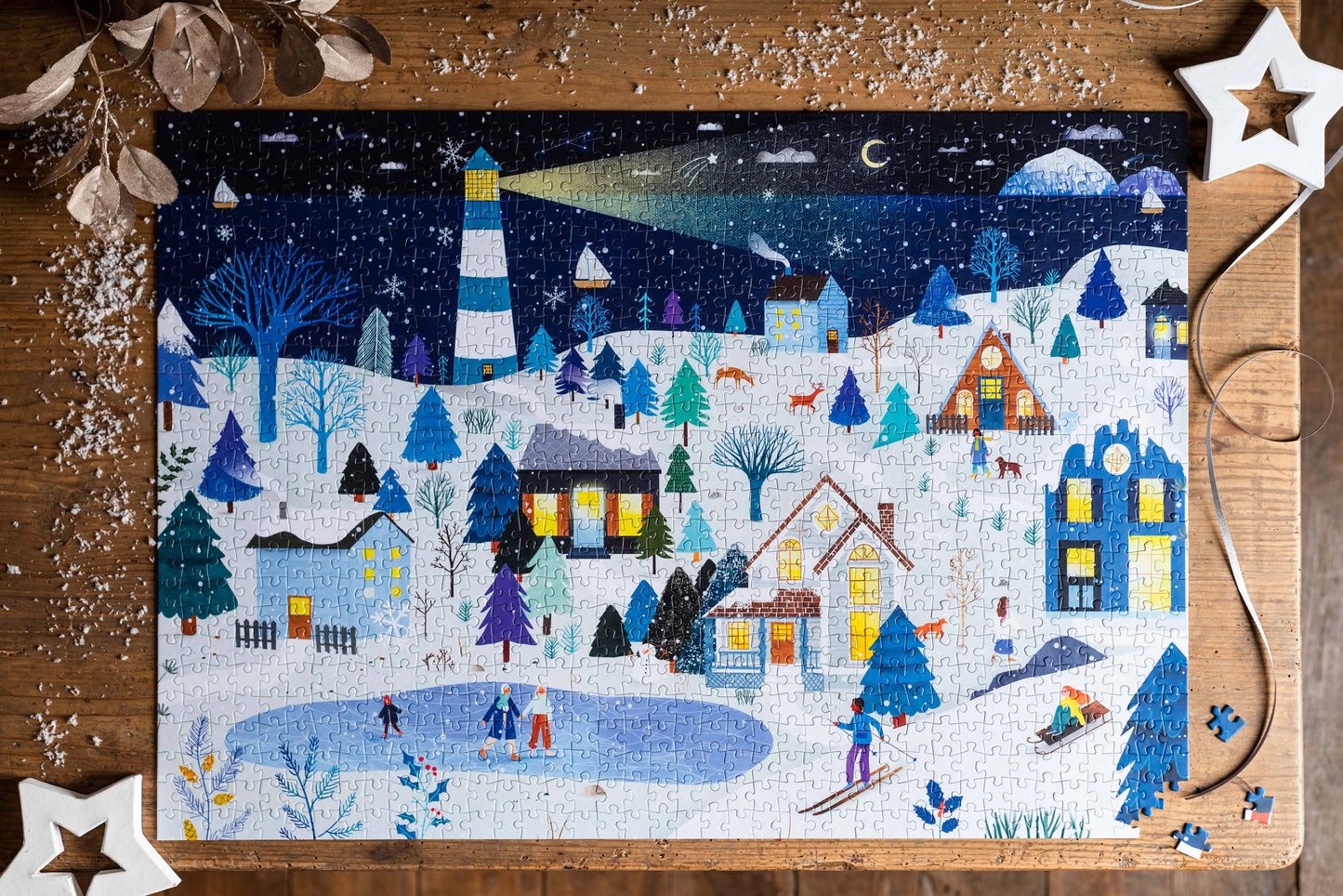 Winter At The Seaside Puzzle - Trevell: 1000 pieces