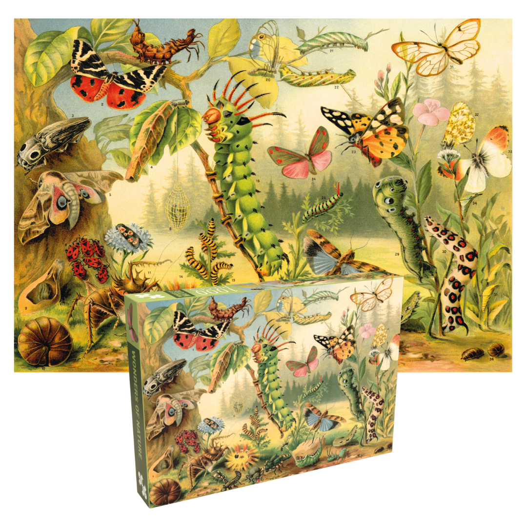 WONDERS OF NATURE 1000 piece vintage jigsaw puzzle