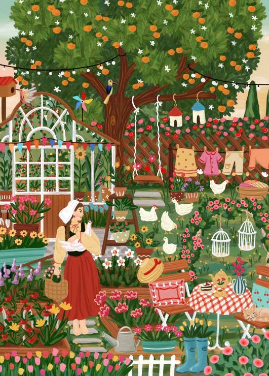 Cottage Garden - Pieces and Peace - 1500 pieces