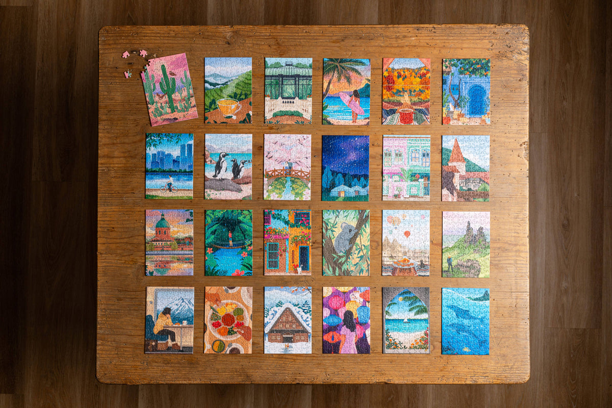 The Memory Trunk - Trevell Box Set – 24 mini puzzles