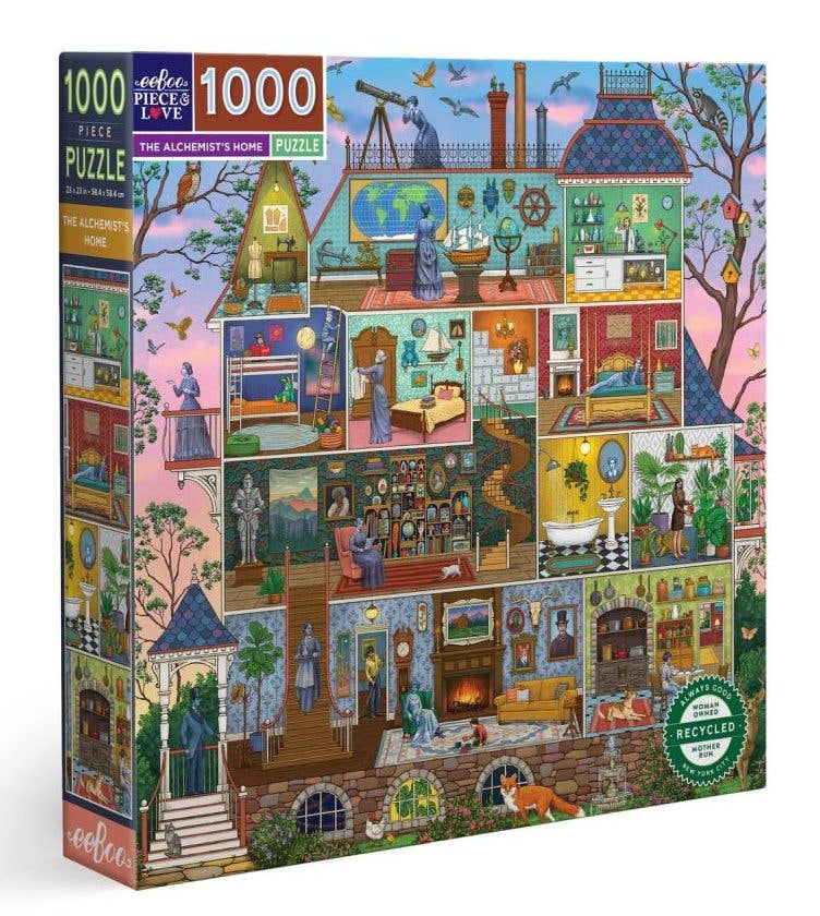 EeBoo 1000 Pc Puzzle - Alchemists Home