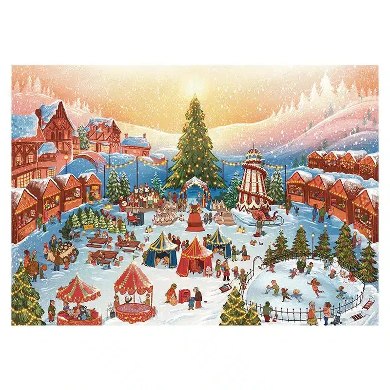 Snowy Market ā Trevell ā 1000 pieces