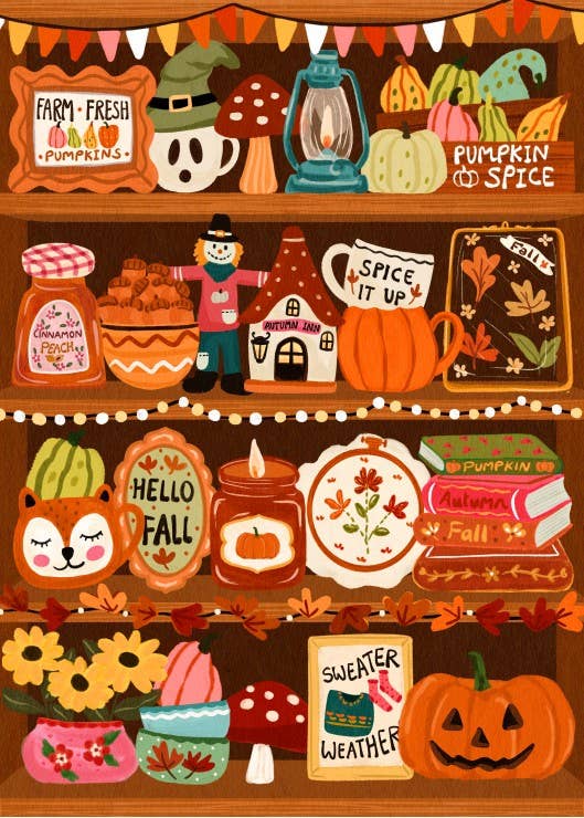 Autumn Shelf - Pieces and Peace