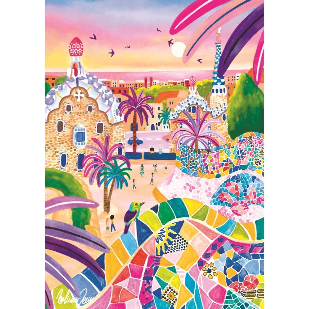Magnolia Puzzle 3302 Park Guell Nolwenn Denis Special Edition 1000pc Jigsaw Puzzle