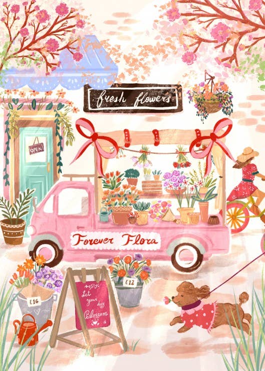 Forever Flora, Flower Truck - Pieces and Peace