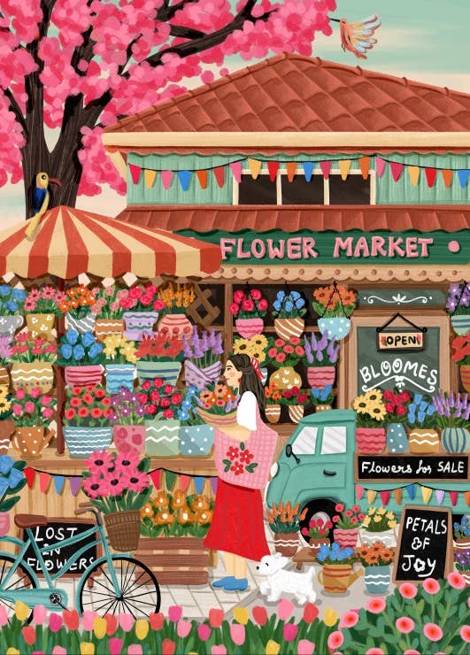 Flower Market - Pieces and Peace
