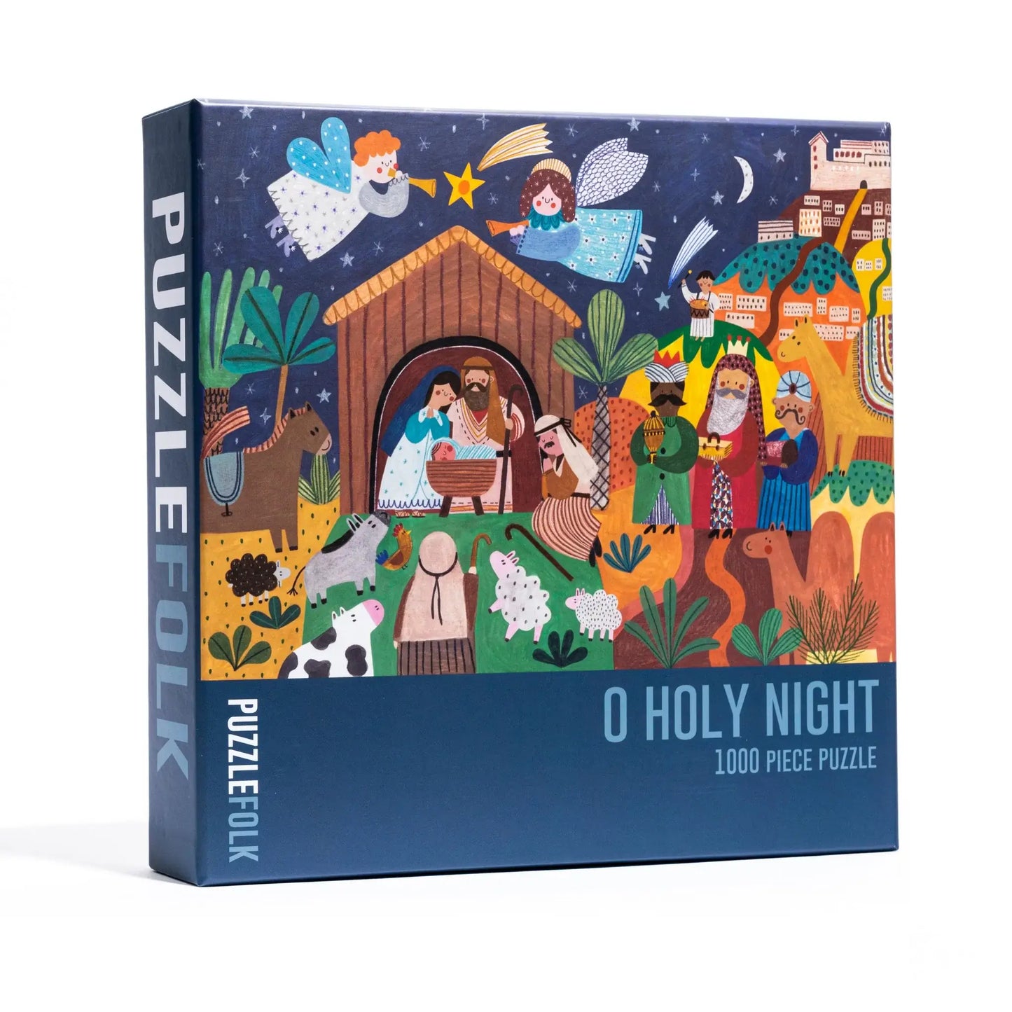 O Holy Night Christmas Holiday Nativity puzzle - Puzzlefolk