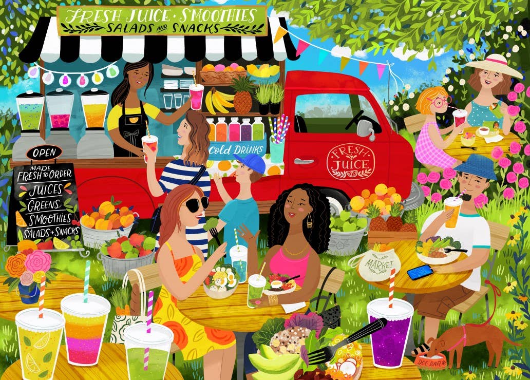 Juice Truck - Pieces and Peace - 1500 pieces