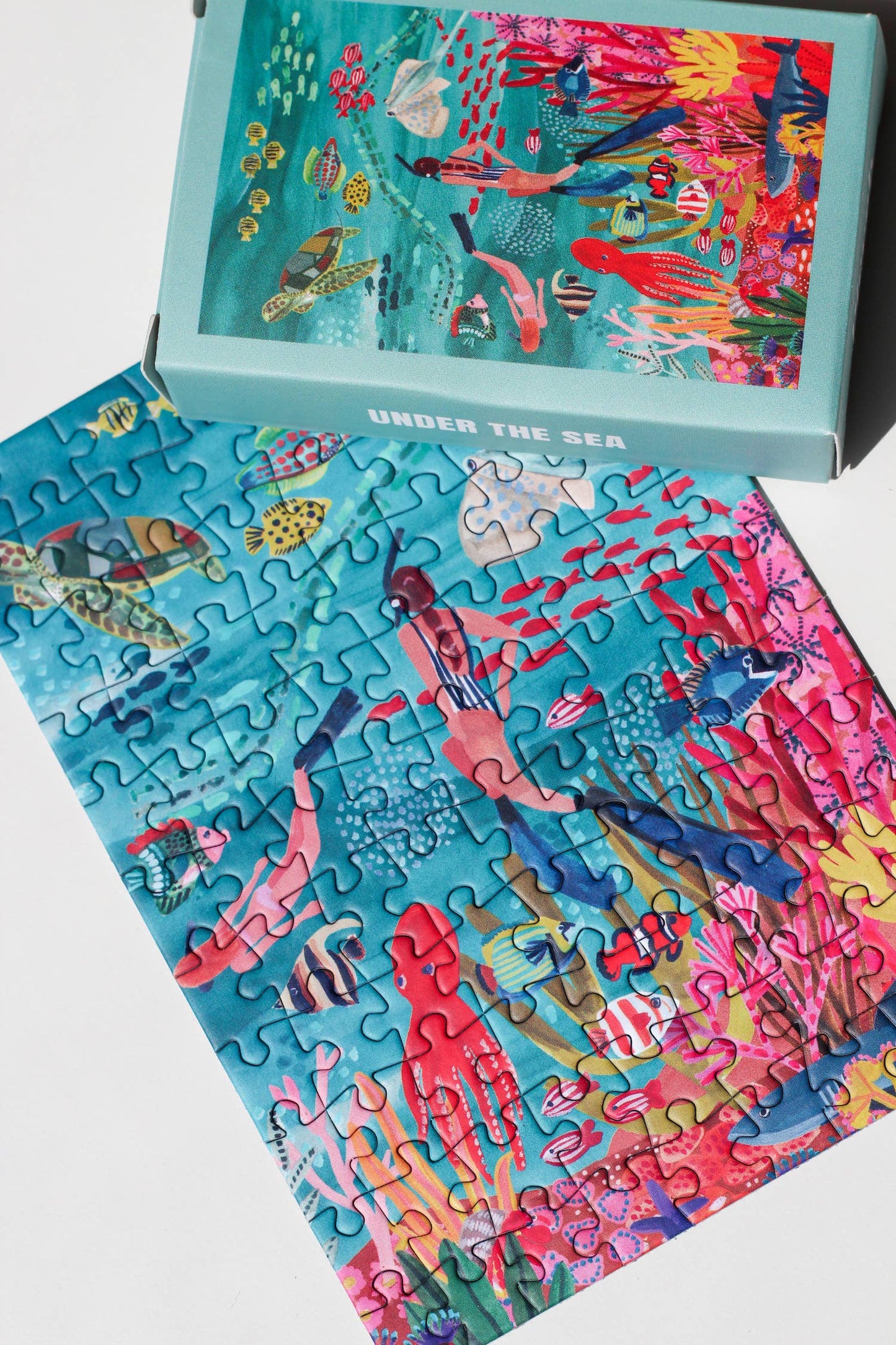 Under the Sea - Piecely - Mini-puzzle, 99 pieces