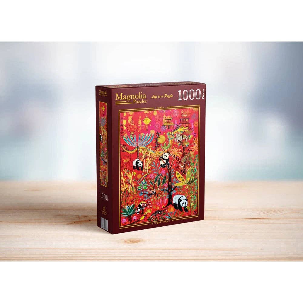 Magnolia 4107 Pandas Magali Modoux 1000pc Jigsaw Puzzle