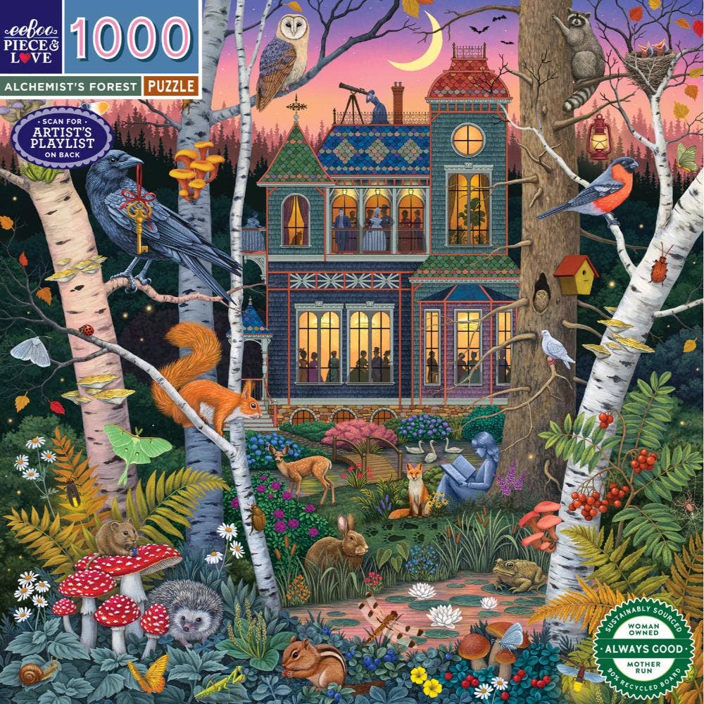 EeBoo 1000 Pc Puzzle - Alchemists Forest