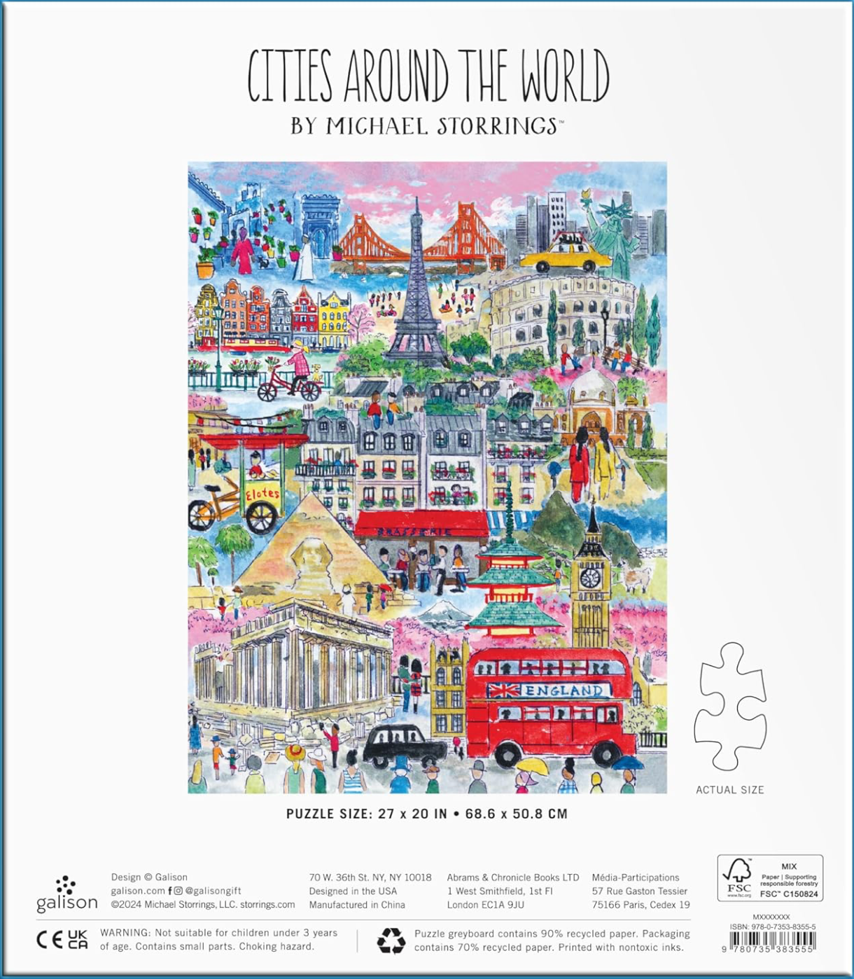 Galison - Cities Around the World