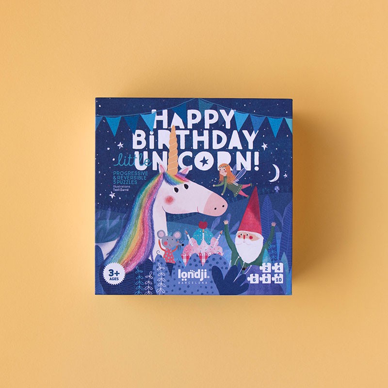 Happy Birthday Unicorn Puzzle - Londji