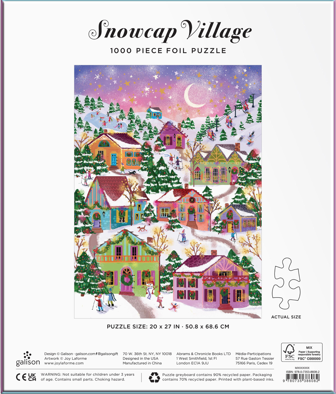 Galison - Snowcap Village