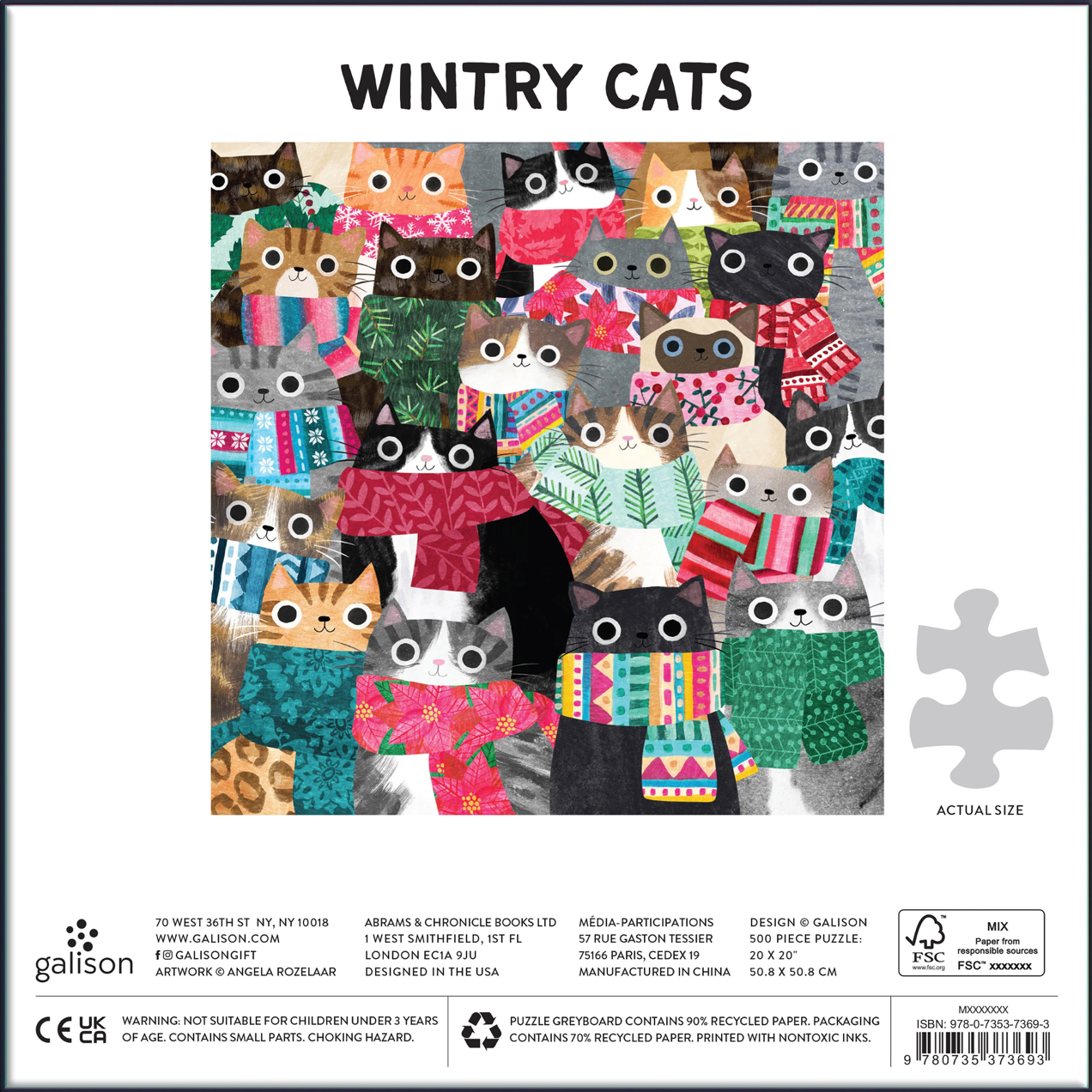 Galison - Wintry Cats