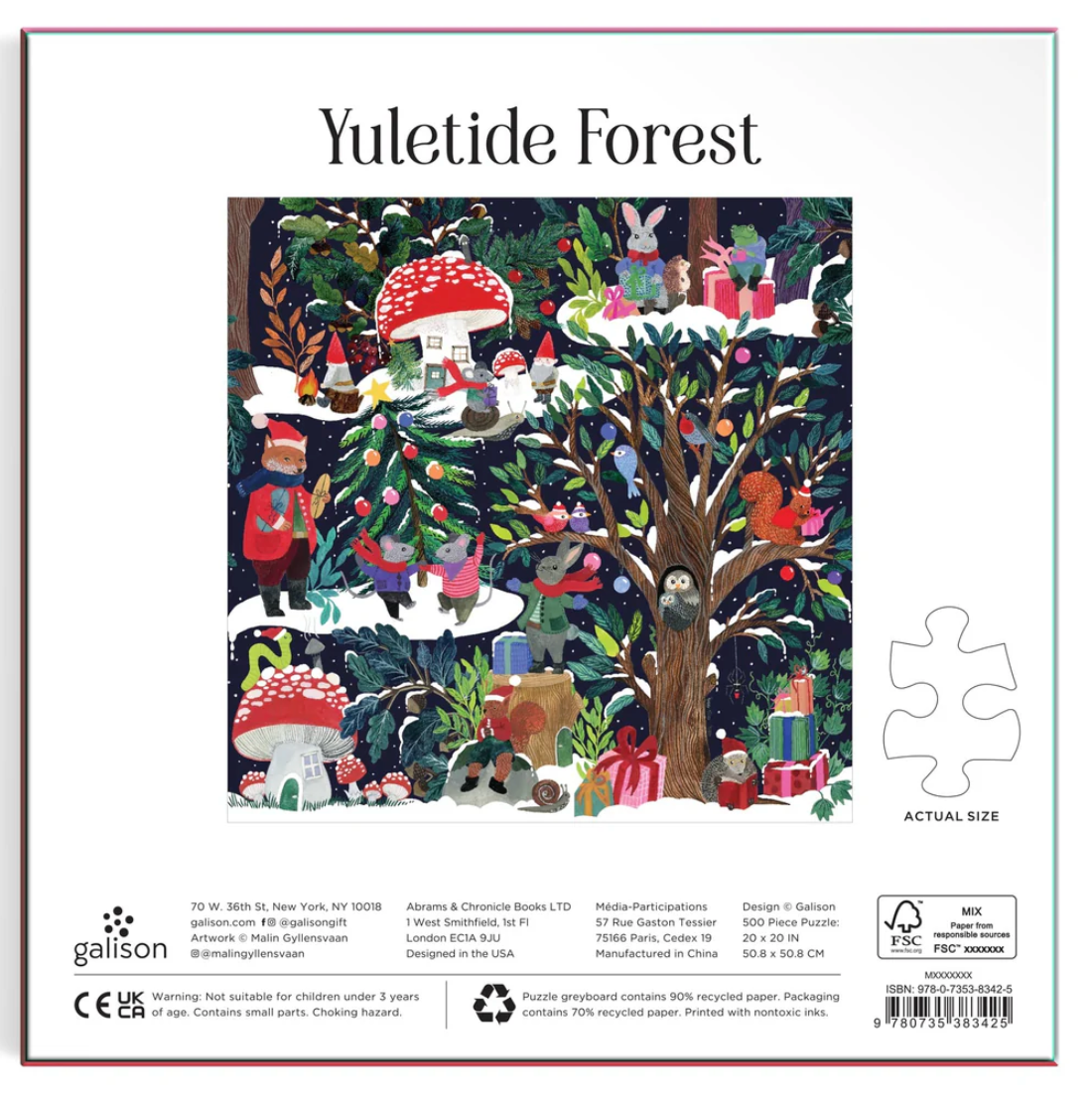 Galison - Yuletide Forest