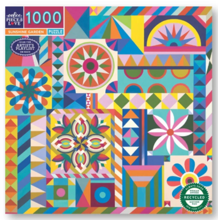 EeBoo 1000 Pc Puzzle - Sunshine Garden