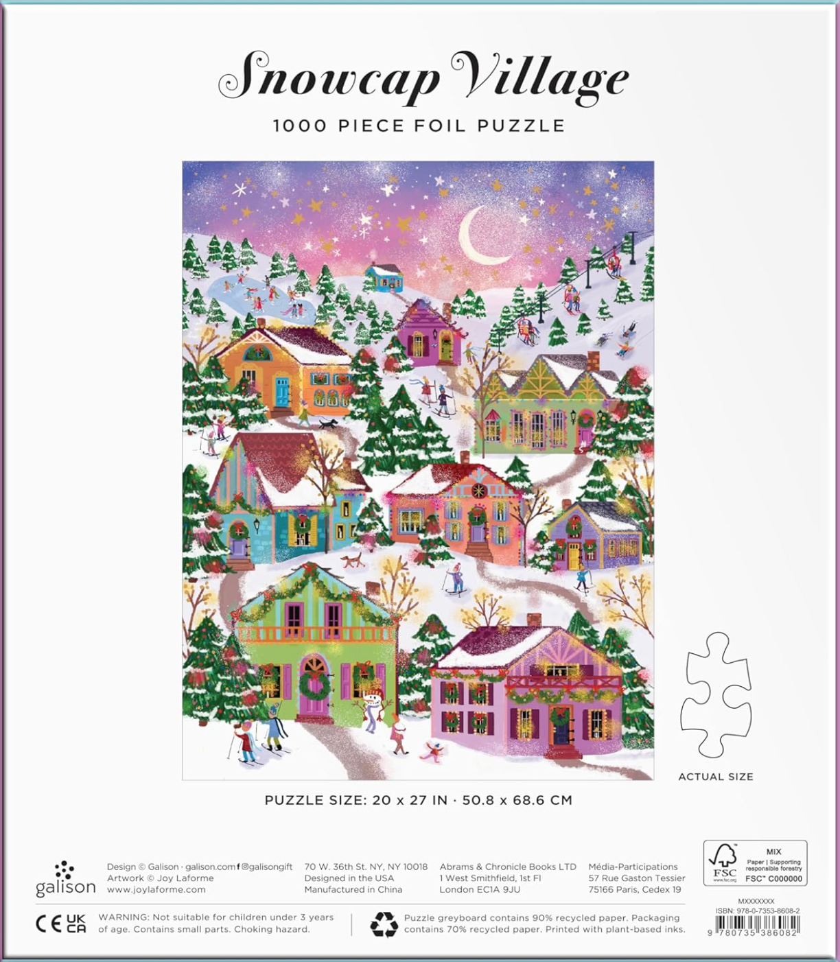 Galison - Snowcap Village