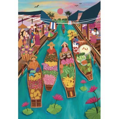 Floating Market Thailand - Pieces and Peace