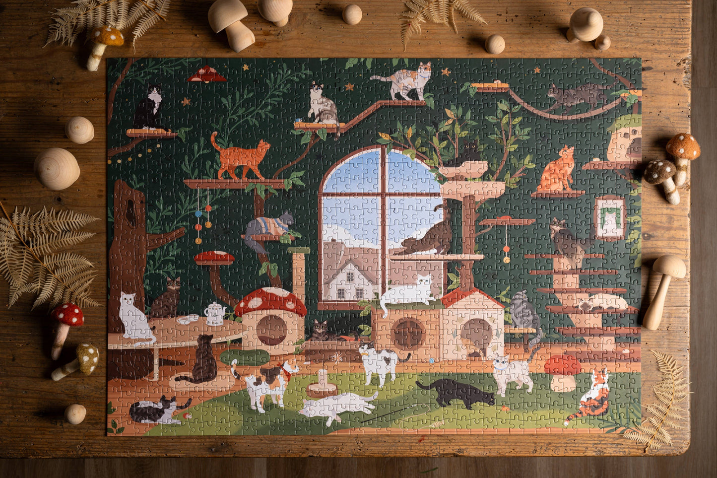 The Cat Café puzzle — Trevell — 1000 pieces