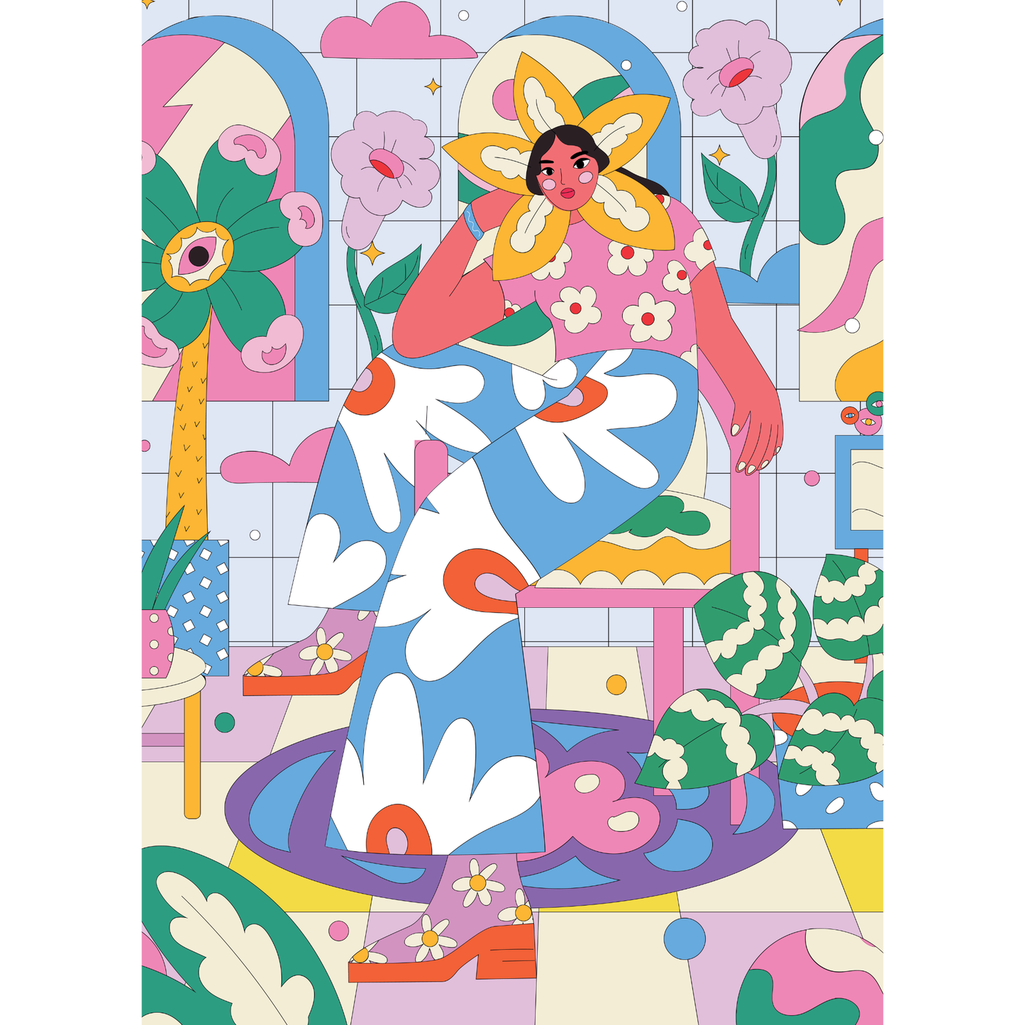 Flower Girl | 1,000 Piece Jigsaw Puzzle