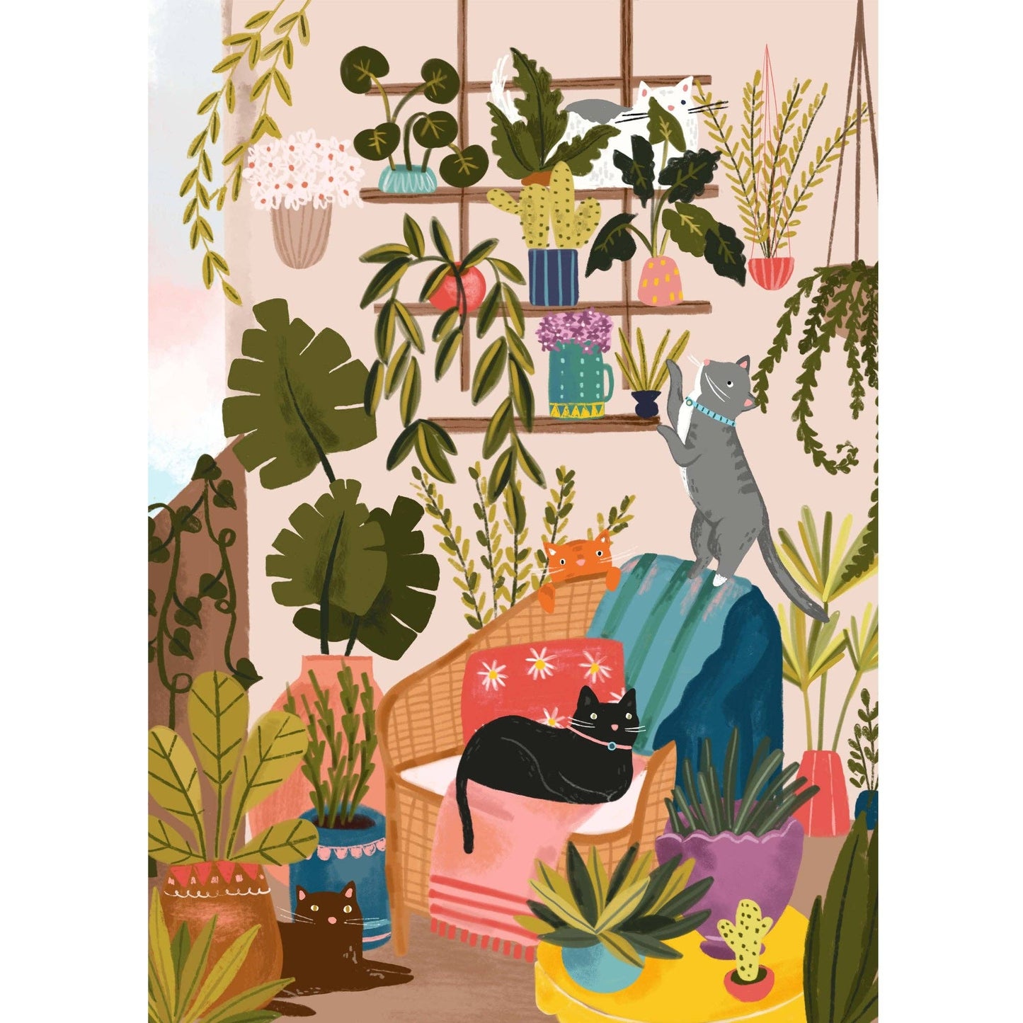 Balcony Cats- Villager