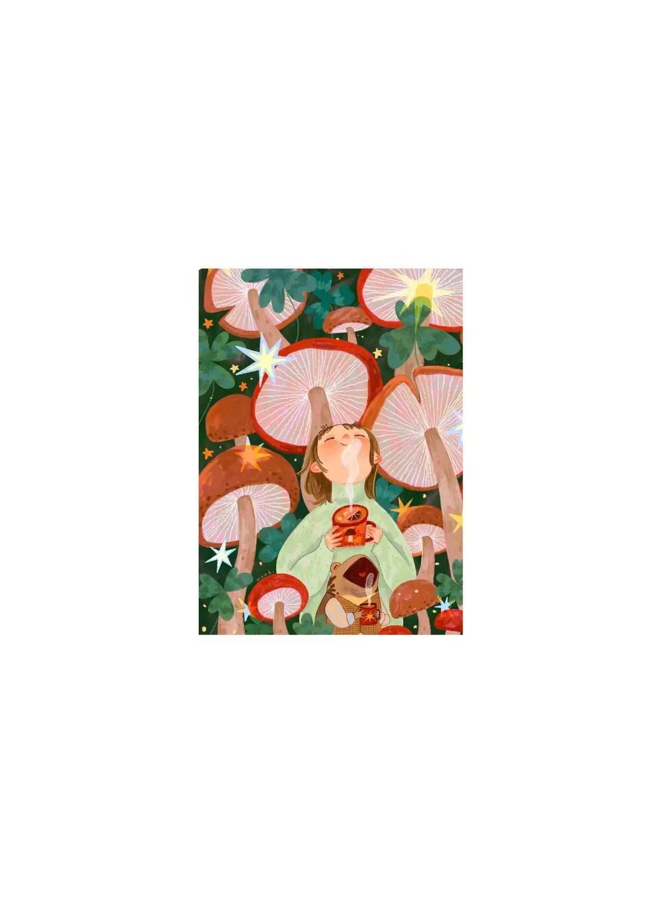 Under The Mushrooms Mini puzzle ā Trevell ā 99 pieces
