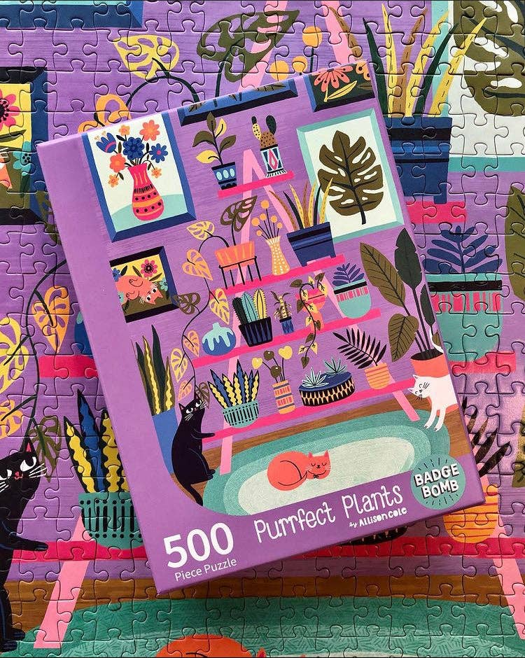Purrfect Plants - Badge Bomb