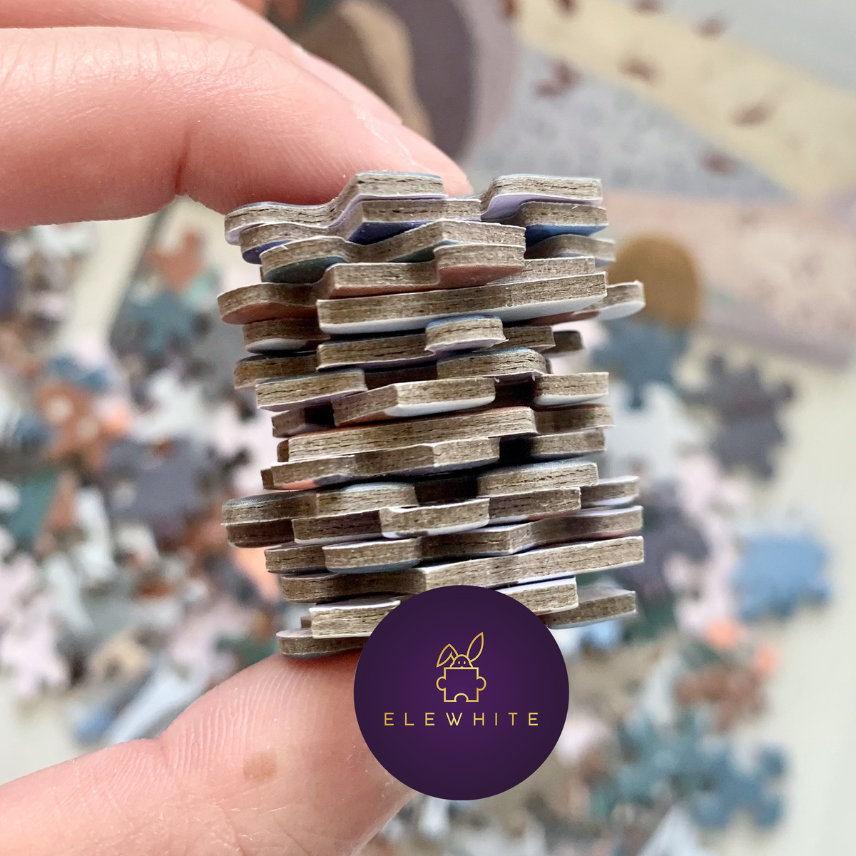 Whimsy Town Panoramic Puzzle - Elewhite