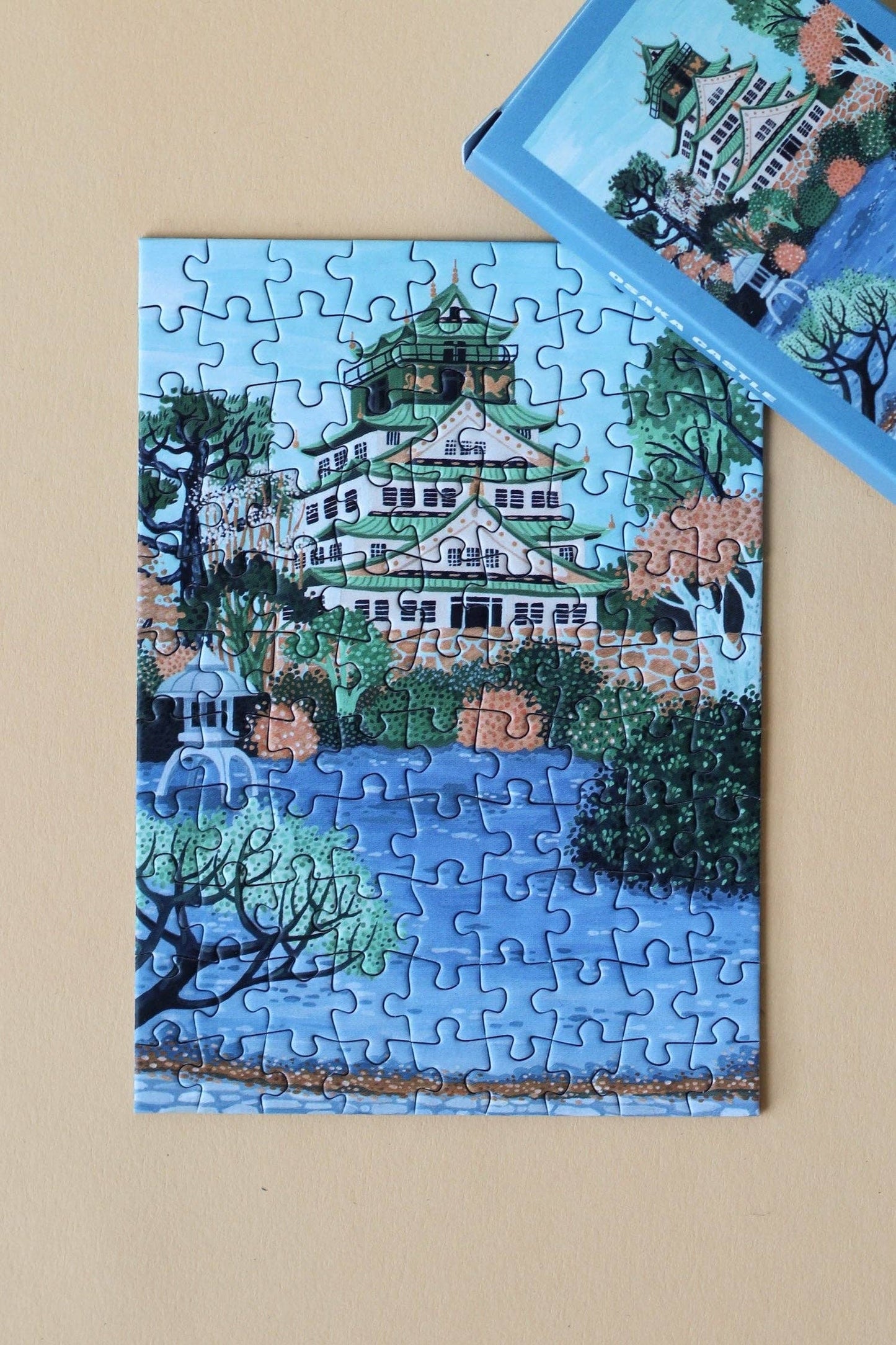 Osaka Castle - Piecely, Mini puzzle, 99 pieces