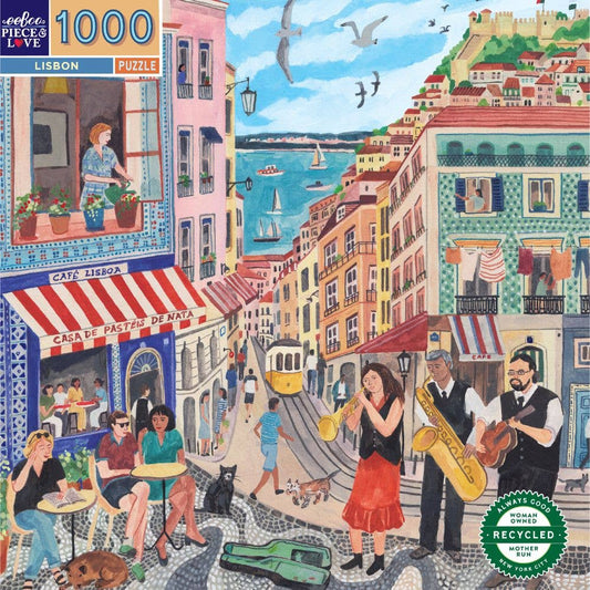 EeBoo 1000 Pc Puzzle - Lisbon