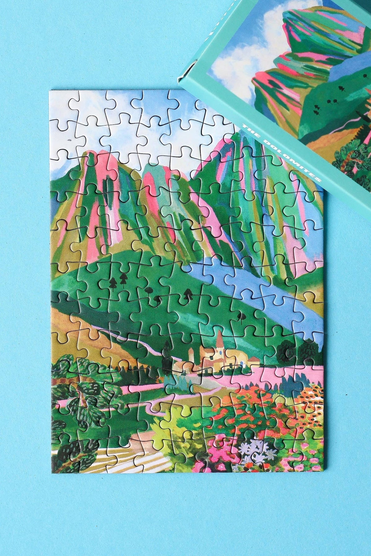 The Dolomites mini puzzle, 99 pieces - Piecely