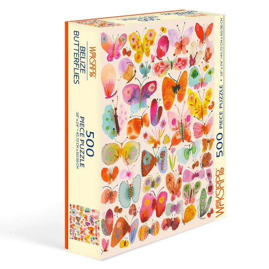 Werkshoppe 500 Pc Puzzle - Belize Butterflies