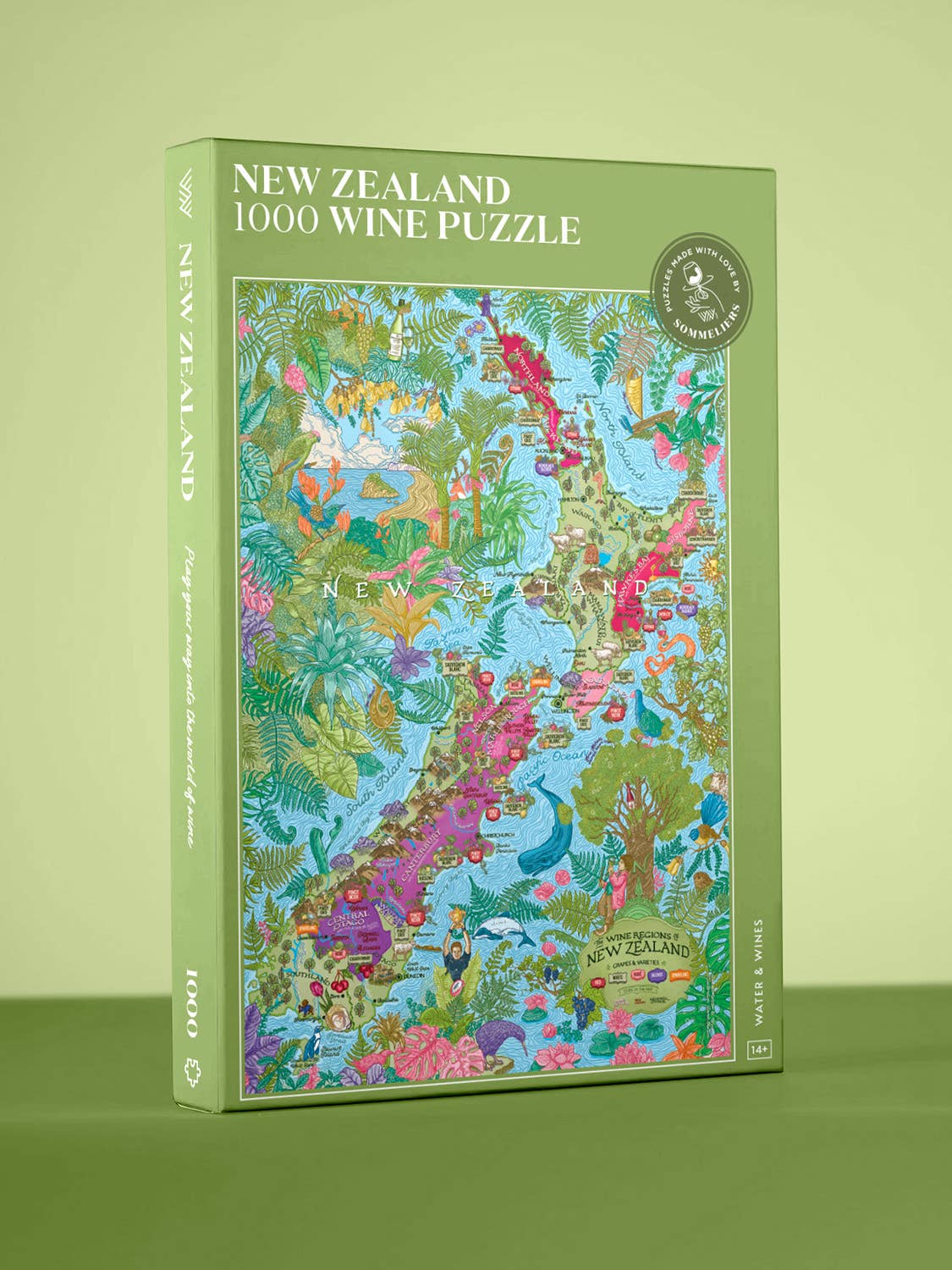 New Zealand Wine Puzzle - Water and Wines