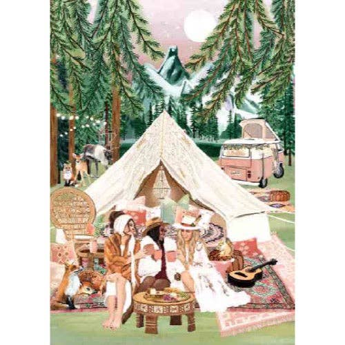 Magnolia 3424 Camping Sarah Reyes Special Edition 1000pc Jigsaw Puzzle