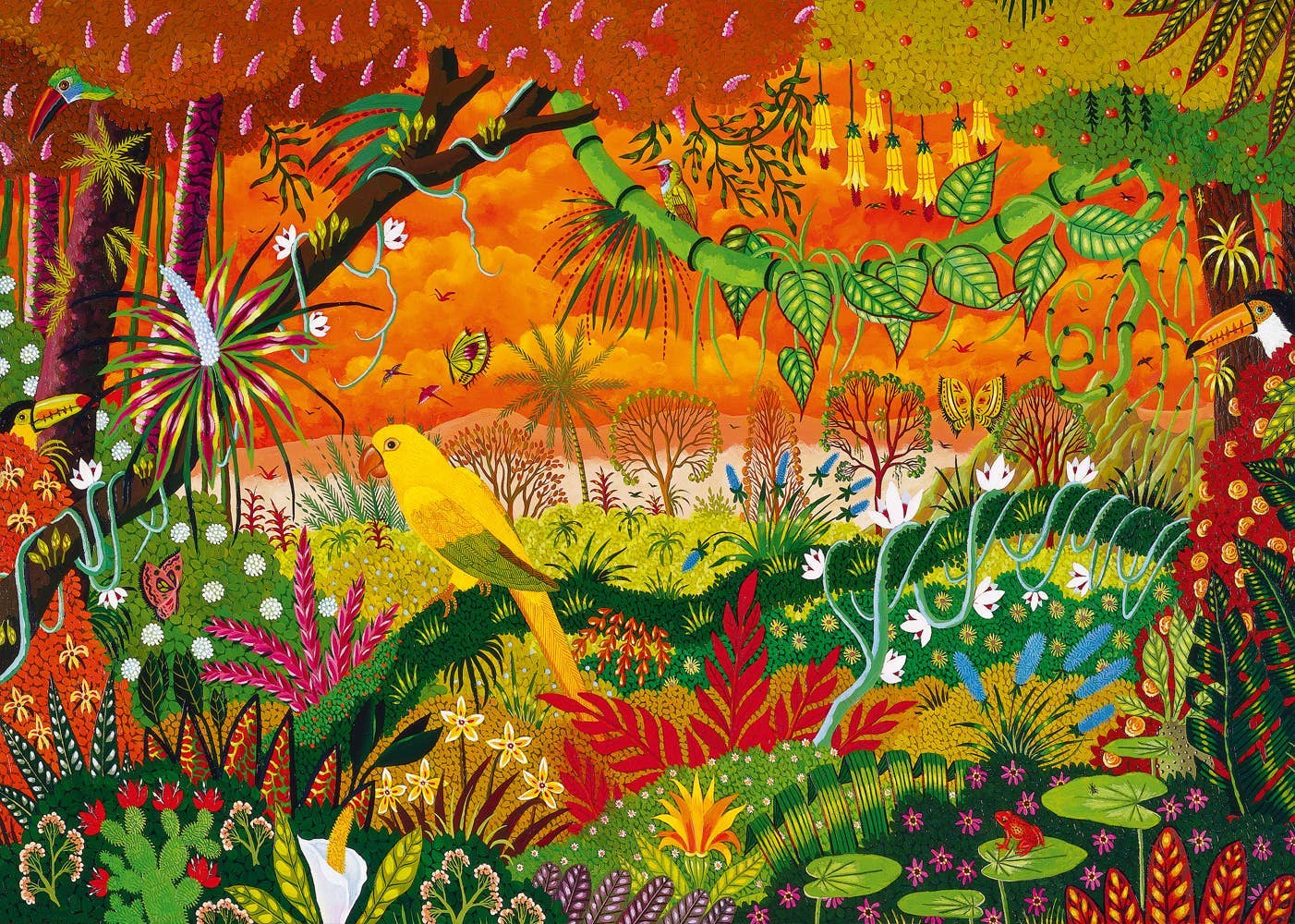Golden Conure - Pieces and Peace