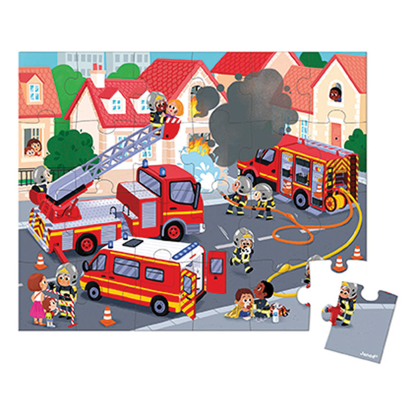Firemen Puzzle - Janod
