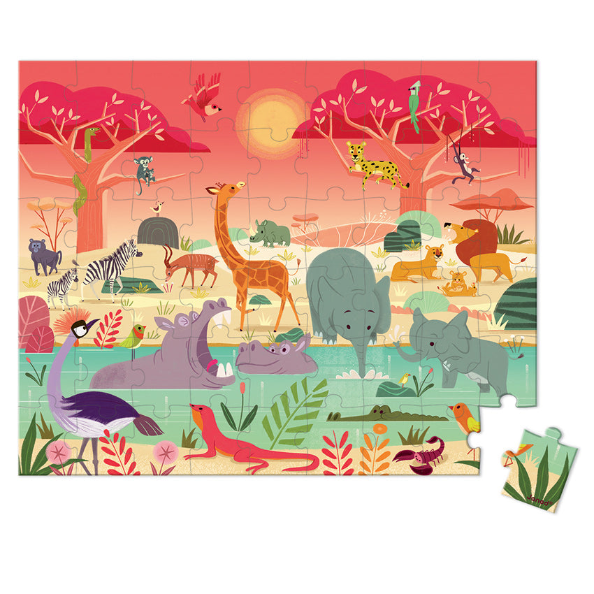 Animal Reserve Puzzle - Janod